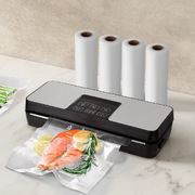 Food Vacuum Sealer Auto Seal Cutter 5 Modes Storage Bags 4 Rolls