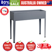 Garden Bed Elevated 100X80X30cm Planter Box Container Galvanised