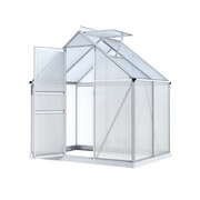 Green Fingers Greenhouse Aluminium Polycarbonate Premium Garden Storage Shed 3.1Mx1.9Mx2.0M