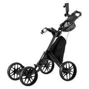 Golf Buggy Foldable Trolley Golf Cart Wheels Umbrella Bottle Holder