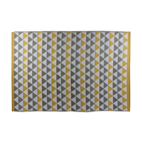 Outdoor Mat Weatherproof Tri 120 x 180cm Yellow