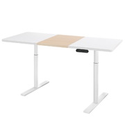 Standing Desk Motorised Electric Dual Motor 140CM White Pine