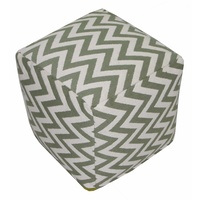 Khaki Woven Morrocan Pouf 40 x 40 x 40cm 