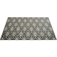 Woven Kaleidescope Rug Grey 150 x 240cm