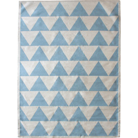 Woven Bold Triangle Rug Sky 120 x 180cm