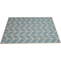 Woven Herringbone Rug Sky 200 x 300cm