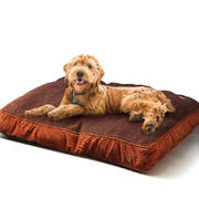 Pet Bed Mattress Dog Cat Pad Mat Puppy Cushion Soft Warm Washable M Brown