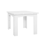 Extending Dining Table 6 Seater Wooden Kitchen Tables White Cafe