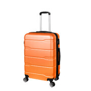 24" Expandable Luggage Travel Suitcase Trolley Case Hard Set Orange