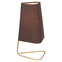 Luminite Soft Glow Table Lamp Tina Chocolate or Copper 14 x 13 x 26cm