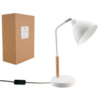 Luminite Table Lamp Boda White 27 x 15 x 38cm