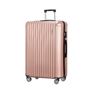 28'' Luggage Travel Suitcase Set TSA Carry On Hard Case Rose Gold