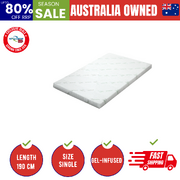 Memory Foam Mattress Topper Cool Gel 8Cm Single