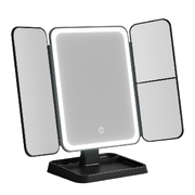 Modern LED Lighted Vanity Mirror - Tri-Fold