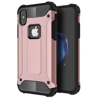 Rugged Armour iPhone X Case - Toughest Lightweight Protection Rose Gold