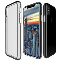 Shockproof  iPhone X TPU Total Protective Case  (Gray)