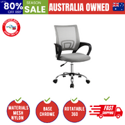 Mesh Office Chair Mid Back Grey