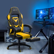 Office Chair Computer Desk Gaming Chair Study Home Work Recliner Black Yellow