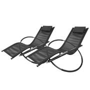 Zero Gravity Rocking Chair Beach Lounge Outdoor Recliner Folding Patio