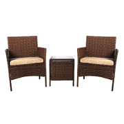 Outdoor Furniture Setting Patio Brown