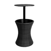 Cooler Ice Bucket Table Bar Outdoor Black