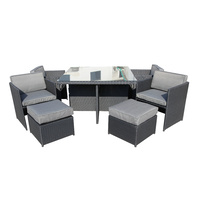 Canggu Wicker Rattan Outdoor Sofa Lounge 5Pc Set