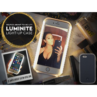 Luminite LED Light Up Selfie Case Black iPhone 6/6s