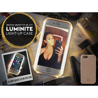 Luminite LED Light Up Selfie Case Rose Gold iPhone 6/6s