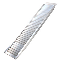 Set of 2 Aluminum Loading Ramp Load Capacity up to 1820 kg 323 x 30.5 x 11cm