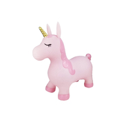 Bouncy Rider Pink Pearl The Unicorn Ride On Bouncer Toy Kids 12m+