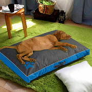 Pet Bed Mattress Dog Cat Pad Mat Summer Winter Cushion Pillow Size XL Blue