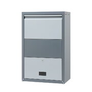 Parcel Letterbox Drop Box Package Mailbox Security Lock Storage Grey