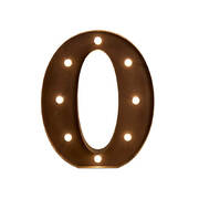 LED Metal Letter Lights Free Standing Hanging Marquee Event Party Decor Letter O