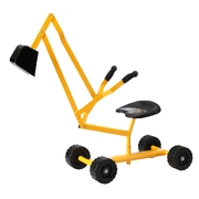 Kids Ride On Car Digger Bulldozer Sandpit Play Toys Rotate Seat Yellow