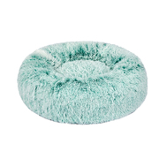 Pet Bed Cat Dog Donut Nest Calming M Teal Medium