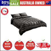 Mink Quilt Charcoal Double