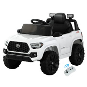 Ride On Car Kids Electric Toy Cars Tacoma Off Road Jeep 12V Battery White