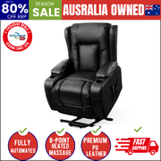 Recliner Chair Electric Massage Chairs Lift Heated Leather Lounge Sofa