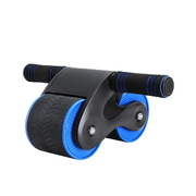 Ab Roller Automatic Rebound Abdominal Wheel Home Gym Workout Blue