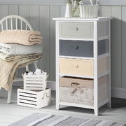  Bedroom Storage Cabinet - White