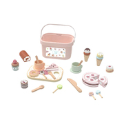 Kids/Childrens Wooden Afternoon Dessert And Tea Toy Play Set 3Y+