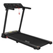 Sleek Foldable Electric Treadmill - 450MM Black