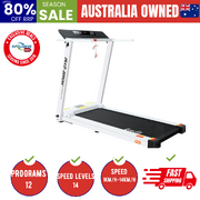 Treadmill Electric Home Gym Fitness Exercise Fully Foldable 450Mm White