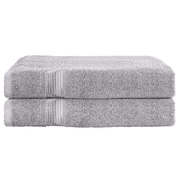 2 Pack Bath Sheets Set Cotton Extra Large Towel Grey