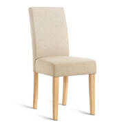 Set of 2 Fabric Dining Chair - Beige