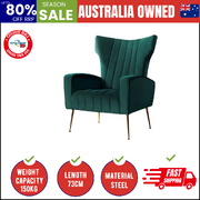 Armchair Green Velvet Kate