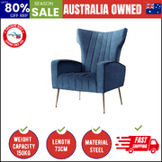 Armchair Navy Velvet Kate