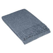 Cambridge Throw - 100% NZ Wool -  Navy