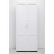 Universal Storage Cupboard - Hamptons - Hex Gold Handle