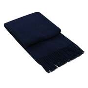 Soho Throw - Wool Blend - Navy 